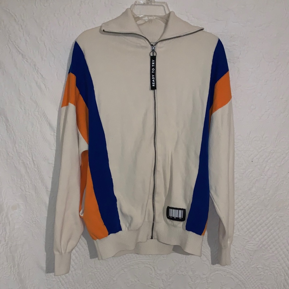 Zara men’s zip up sweater